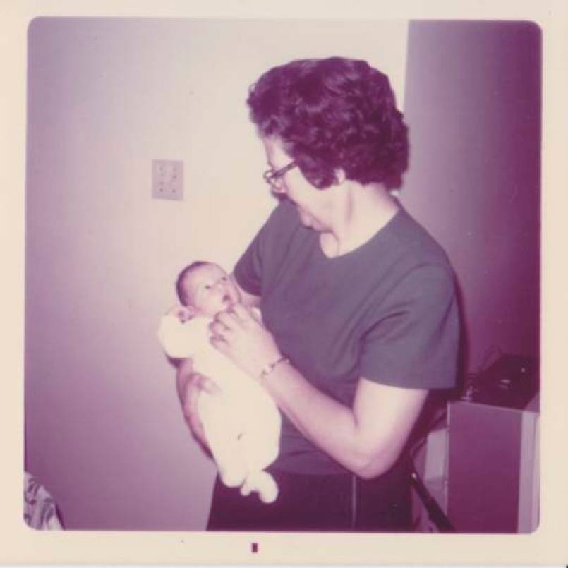 Great Granny here with her absolute favorite grandson in the summer of 1970. I'm clearly a little overwhelmed.