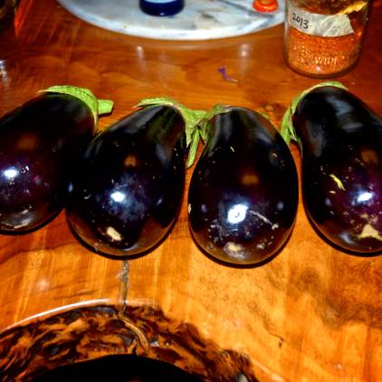 Eggplants. Glorious.